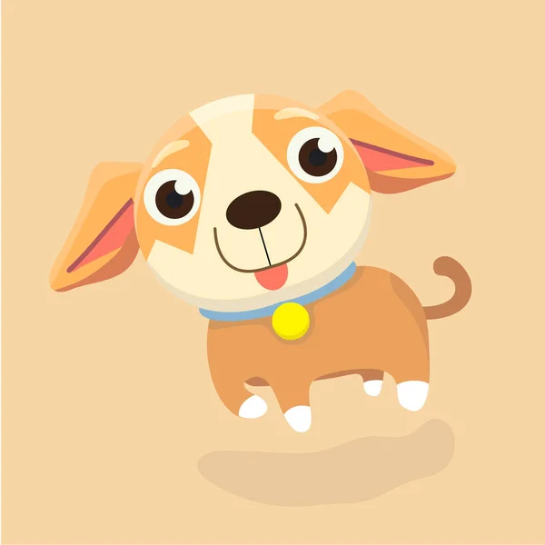 Chihuahua Hond Pastel Achtergrond — Stockvector