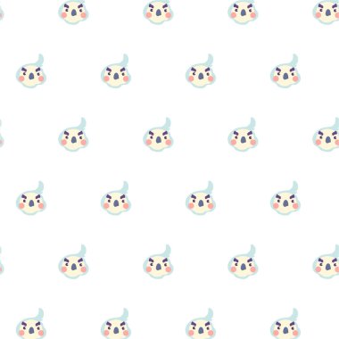 Vektör seamless modeli ile papağan. 