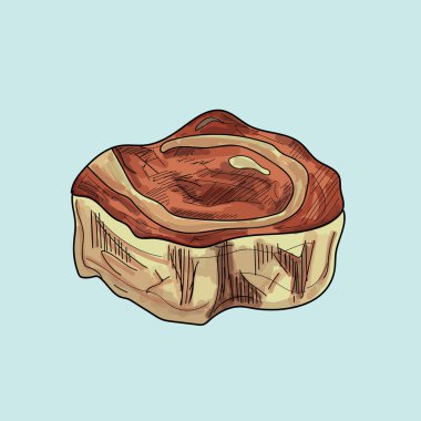 Et sulu boya boya vektör simgeler pastel arka plan üzerinde.