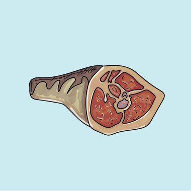 Et sulu boya boya vektör simgeler pastel arka plan üzerinde.