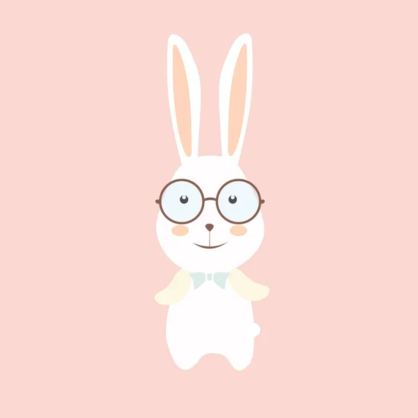 Happy Easter Bunny Pastel Achtergrond — Stockvector