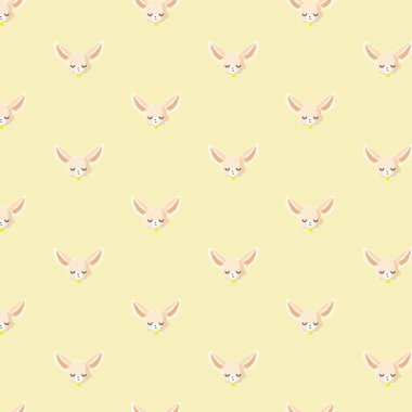 Chihuahua ile sorunsuz vektör desen.