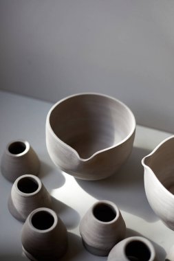 Çamur çömlek seramik ürünleri, çömlek yapma süreci.