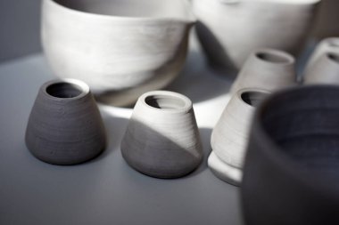 Çamur çömlek seramik ürünleri, çömlek yapma süreci.