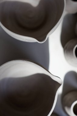 Çamur çömlek seramik ürünleri, çömlek yapma süreci.