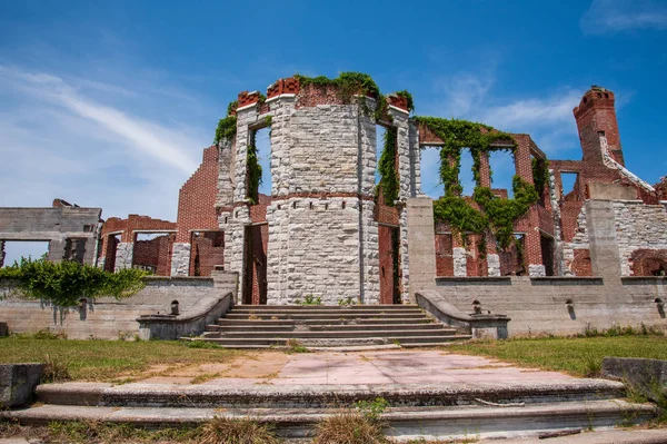 Cumberland Adası Ulusal Sahili'ndeki Dungeness harabeleri
