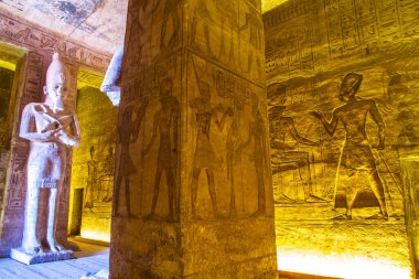 Abu Simbel Tapınağı, UNESCO Dünya Mirası Alanı, Aswan, Mısır.