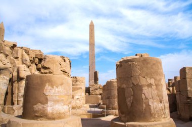 Antik Karnak Tapınağı, UNESCO Dünya Mirası Alanı, Luxor, Mısır.