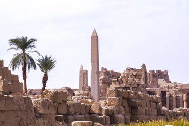 Antik Karnak Tapınağı, UNESCO Dünya Mirası Alanı, Luxor, Mısır.