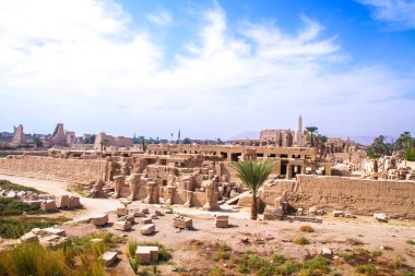 Antik Karnak Tapınağı, UNESCO Dünya Mirası Alanı, Luxor, Mısır.
