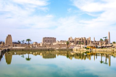 Antik Karnak Tapınağı, UNESCO Dünya Mirası Alanı, Luxor, Mısır.