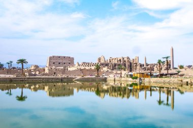 Antik Karnak Tapınağı, UNESCO Dünya Mirası Alanı, Luxor, Mısır.