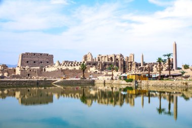 Antik Karnak Tapınağı, UNESCO Dünya Mirası Alanı, Luxor, Mısır.