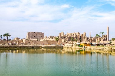 Antik Karnak Tapınağı, UNESCO Dünya Mirası Alanı, Luxor, Mısır.