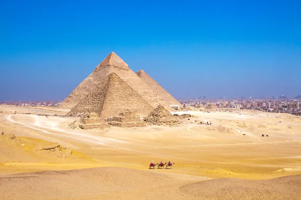 Stora Pyramiden Giza Unescos Världsarv Kairo Egypten — Stockfoto