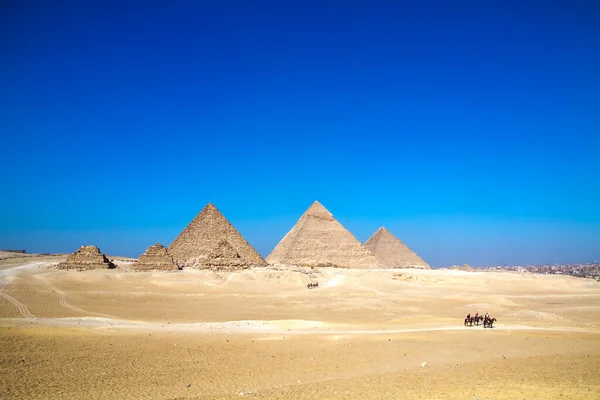 Nagy Gízai Piramis Unesco Világörökség Része Kairó Egyiptom — Stock Fotó