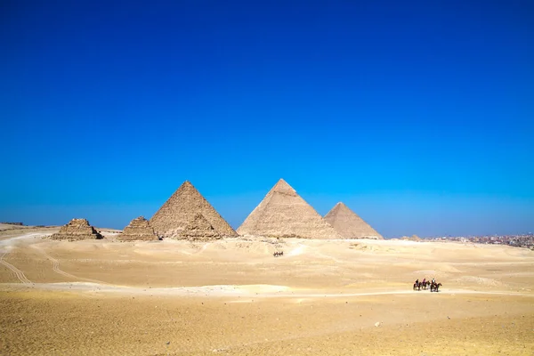 Grote Piramide Van Gizeh Unesco Werelderfgoed Caïro Egypte — Stockfoto