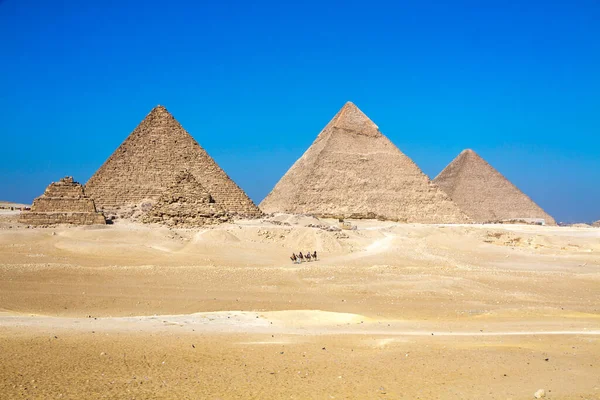 Gran Pirámide Giza Patrimonio Humanidad Por Unesco Cairo Egipto — Foto de Stock