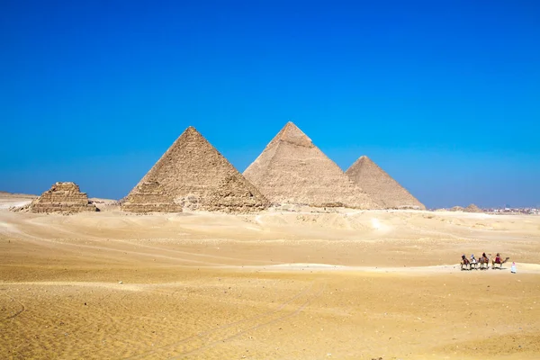 Grote Piramide Van Gizeh Unesco Werelderfgoed Caïro Egypte — Stockfoto