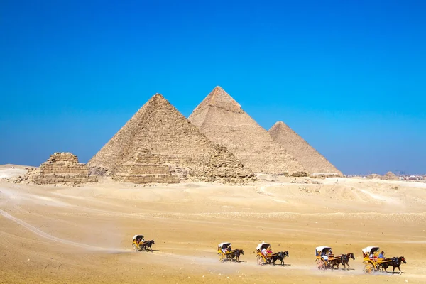 Große Pyramide Von Gizeh Unesco Weltkulturerbe Kairo Ägypten — Stockfoto