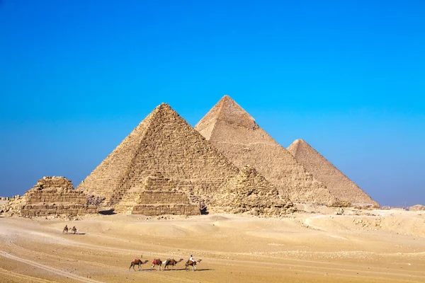 Große Pyramide Von Gizeh Unesco Weltkulturerbe Kairo Ägypten — Stockfoto