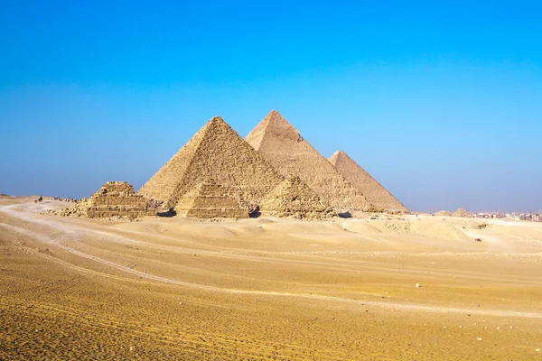 Grande Piramide Giza Patrimonio Mondiale Dell Unesco Cairo Egitto — Foto Stock