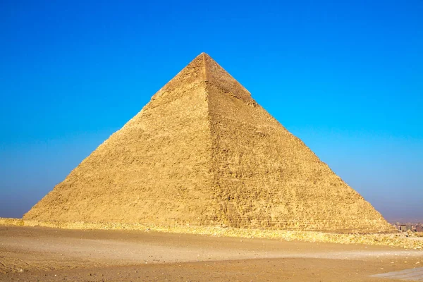 Great Pyramid Giza Unesco World Heritage Site Cairo Egypt — стокове фото