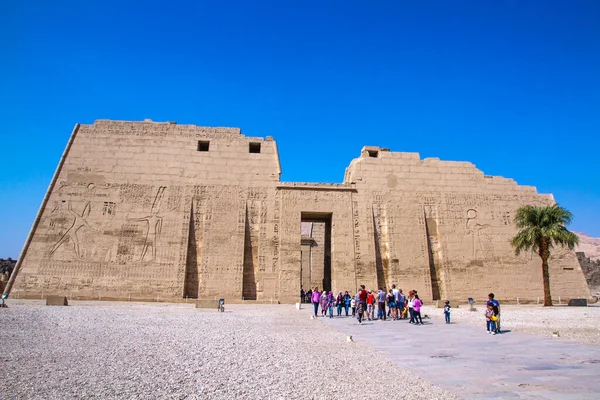 Krallar Vadisinde Hiyeroglifler Bulunan Firavunlar Için Antik Mezar Odaları Luxor — Stok fotoğraf