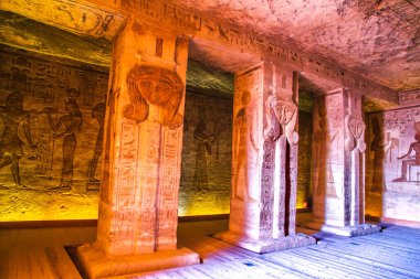 Abu Simbel Tapınağı, UNESCO Dünya Mirası Alanı, Aswan, Mısır.