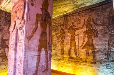 Abu Simbel Tapınağı, UNESCO Dünya Mirası Alanı, Aswan, Mısır.