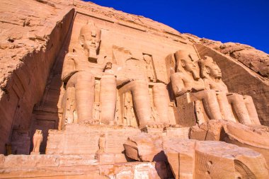 Abu Simbel Tapınağı, UNESCO Dünya Mirası Alanı, Aswan, Mısır.