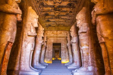 Abu Simbel Tapınağı, UNESCO Dünya Mirası Alanı, Aswan, Mısır.