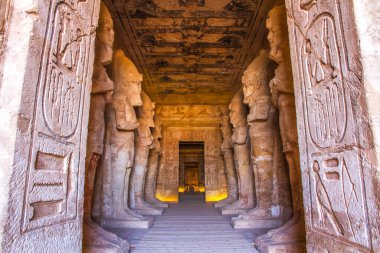 Abu Simbel Tapınağı, UNESCO Dünya Mirası Alanı, Aswan, Mısır.