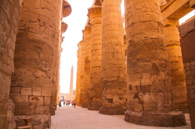 Antik Karnak Tapınağı, UNESCO Dünya Mirası Alanı, Luxor, Mısır.