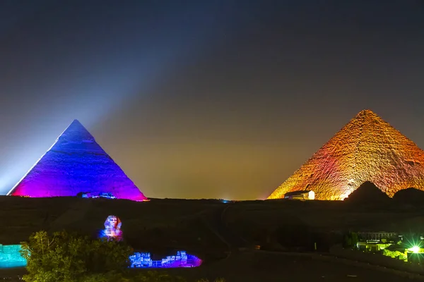 Velká Pyramida Gíze Místo Světového Dědictví Unesco Káhira Egypt — Stock fotografie