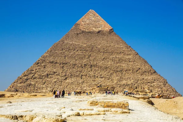 Stora Pyramiden Giza Unescos Världsarv Kairo Egypten — Stockfoto