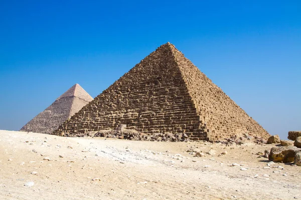 Stora Pyramiden Giza Unescos Världsarv Kairo Egypten — Stockfoto