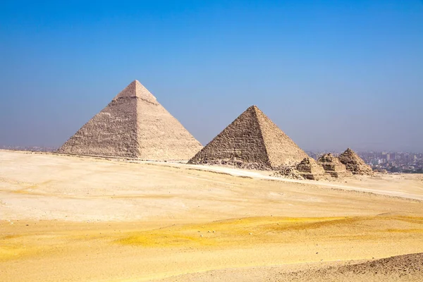 Stora Pyramiden Giza Unescos Världsarv Kairo Egypten — Stockfoto