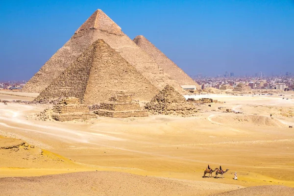 Stora Pyramiden Giza Unescos Världsarv Kairo Egypten — Stockfoto