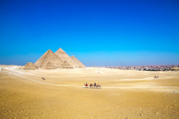 Büyük Giza Piramidi Unesco Dünya Mirası Alanı Kahire Mısır — Stok fotoğraf