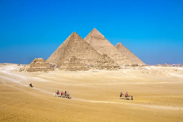 Velká Pyramida Gíze Místo Světového Dědictví Unesco Káhira Egypt — Stock fotografie