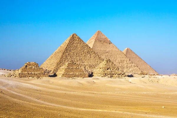 Grande Piramide Giza Patrimonio Mondiale Dell Unesco Cairo Egitto — Foto Stock