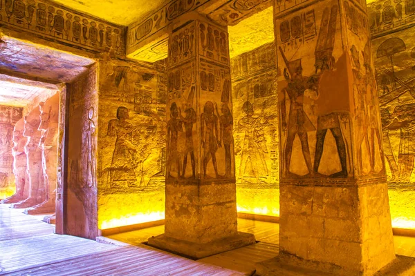 Храм Абу Сімбел Місце Всесвітньої Спадщини Юнеско Асуан Єгипет — стокове фото