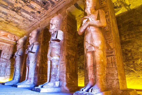 Αμπού Σιμπέλ Ναός Μνημείο Παγκόσμιας Κληρονομιάς Unesco Ασουάν Αίγυπτος — Φωτογραφία Αρχείου