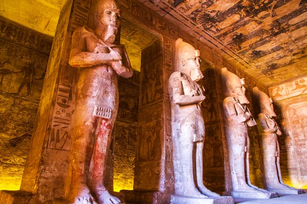Αμπού Σιμπέλ Ναός Μνημείο Παγκόσμιας Κληρονομιάς Unesco Ασουάν Αίγυπτος — Φωτογραφία Αρχείου