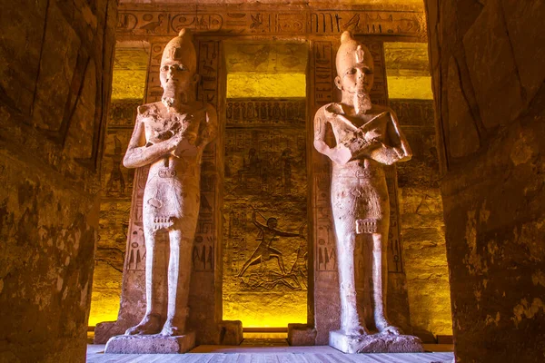 Templo Abu Simbel Patrimonio Humanidad Por Unesco Asuán Egipto — Foto de Stock