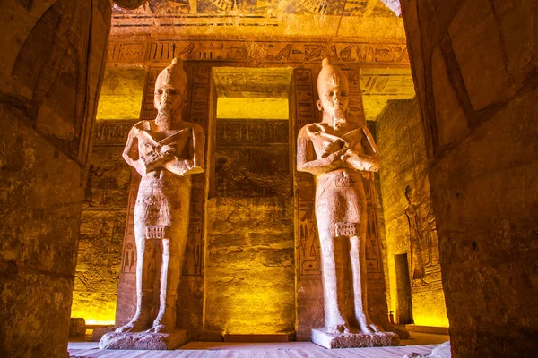 Templo Abu Simbel Patrimonio Humanidad Por Unesco Asuán Egipto — Foto de Stock