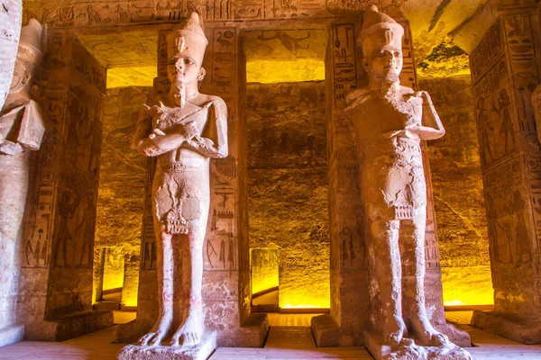 Templo Abu Simbel Patrimonio Humanidad Por Unesco Asuán Egipto — Foto de Stock