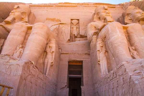 Templo Abu Simbel Patrimonio Humanidad Por Unesco Asuán Egipto — Foto de Stock