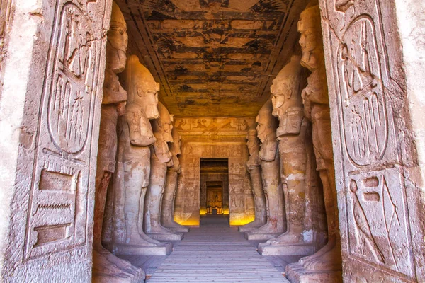 Abu Simbel Tempel Unescos Världsarvslista Aswan Egypten — Stockfoto